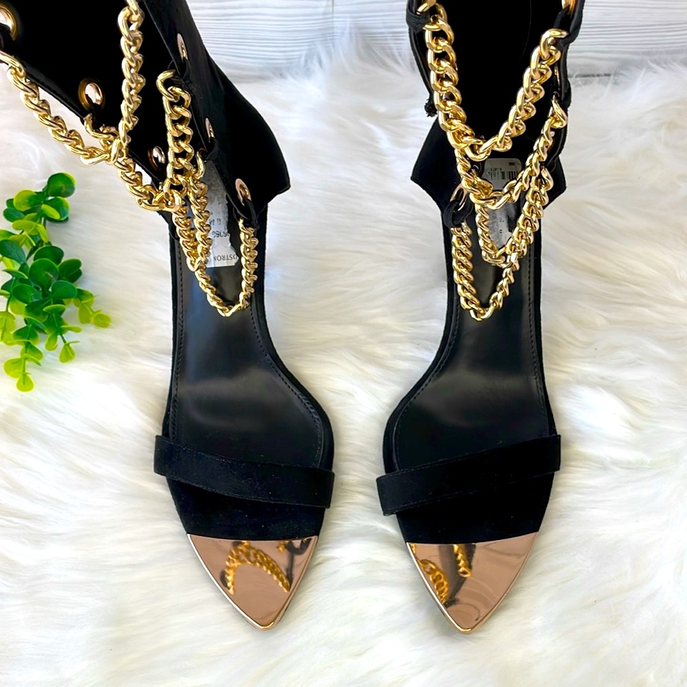 AZALEA WANG SHOW YOU THE WORLD STILETTO BOOTIE IN BLACK - Picture 7 of 13